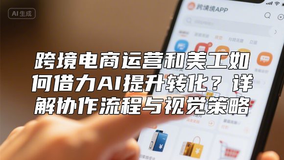 跨境电商运营和美工如何借力AI提升转化？详解协作流程与视觉策略