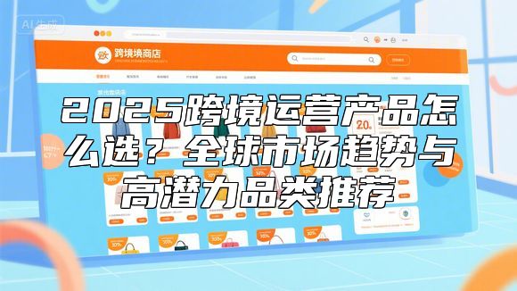 2025跨境运营产品怎么选？全球市场趋势与高潜力品类推荐