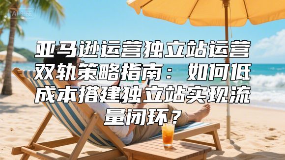 亚马逊运营独立站运营双轨策略指南：如何低成本搭建独立站实现流量闭环？