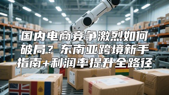 国内电商竞争激烈如何破局？东南亚跨境新手指南+利润率提升全路径