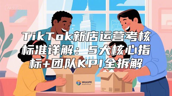 TikTok新店运营考核标准详解：5大核心指标+团队KPI全拆解