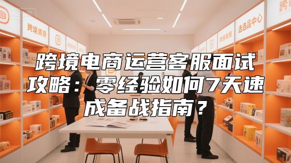 跨境电商运营客服面试攻略：零经验如何7天速成备战指南？