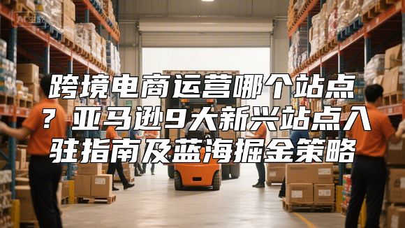 跨境电商运营哪个站点？亚马逊9大新兴站点入驻指南及蓝海掘金策略
