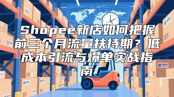Shopee新店如何把握前三个月流量扶持期？低成本引流与爆单实战指南