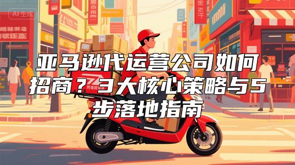亚马逊代运营公司如何招商？3大核心策略与5步落地指南