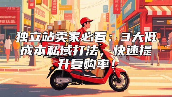 独立站卖家必看：3大低成本私域打法，快速提升复购率！