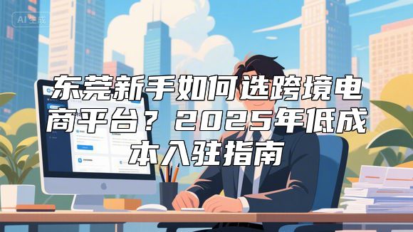 东莞新手如何选跨境电商平台？2025年低成本入驻指南