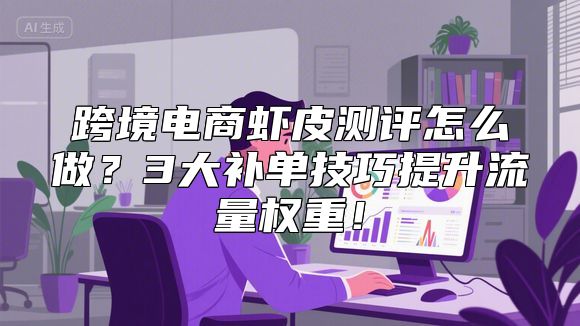 跨境电商虾皮测评怎么做？3大补单技巧提升流量权重！