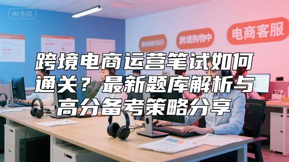 跨境电商运营笔试如何通关？最新题库解析与高分备考策略分享