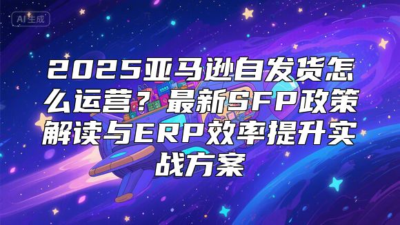 2025亚马逊自发货怎么运营？最新SFP政策解读与ERP效率提升实战方案