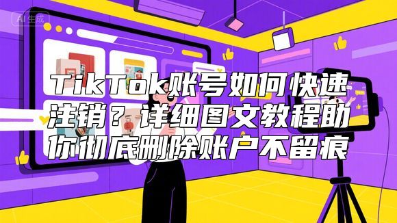 TikTok账号如何快速注销？详细图文教程助你彻底删除账户不留痕