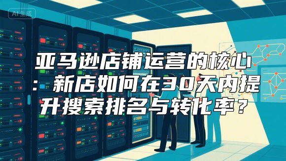 亚马逊店铺运营的核心：新店如何在30天内提升搜索排名与转化率？
