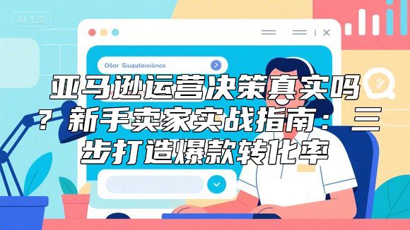 亚马逊运营决策真实吗？新手卖家实战指南：三步打造爆款转化率
