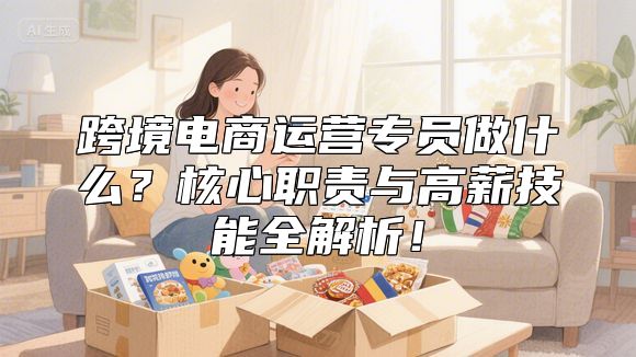 跨境电商运营专员做什么？核心职责与高薪技能全解析！