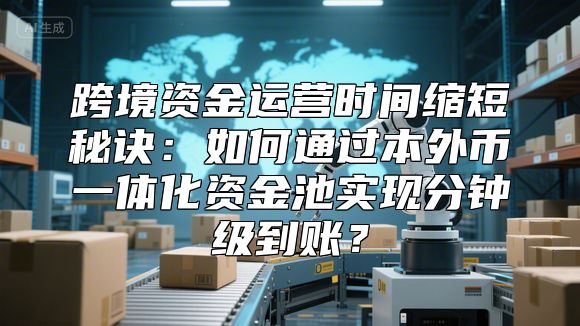 跨境资金运营时间缩短秘诀：如何通过本外币一体化资金池实现分钟级到账？