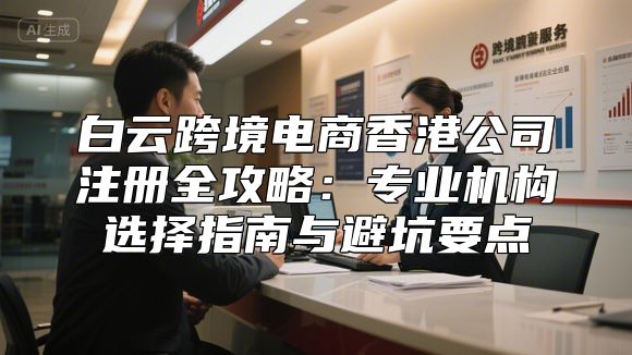 白云跨境电商香港公司注册全攻略：专业机构选择指南与避坑要点