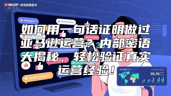 如何用一句话证明做过亚马逊运营？内部密语大揭秘，轻松验证真实运营经验！