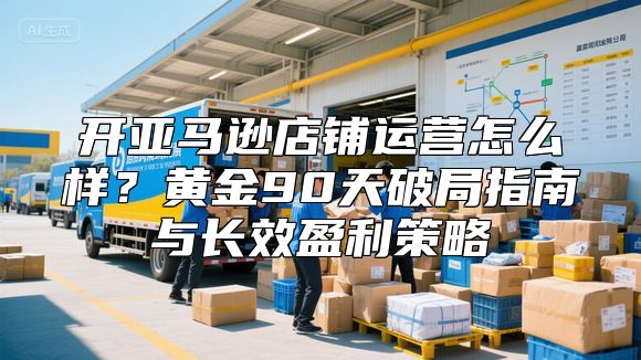 开亚马逊店铺运营怎么样？黄金90天破局指南与长效盈利策略