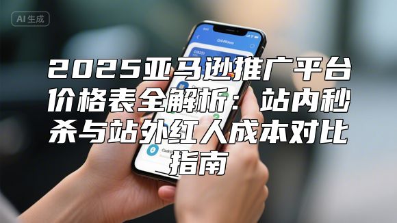 2025亚马逊推广平台价格表全解析：站内秒杀与站外红人成本对比指南