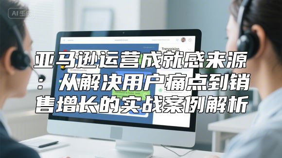 亚马逊运营成就感来源：从解决用户痛点到销售增长的实战案例解析