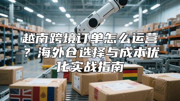 越南跨境订单怎么运营？海外仓选择与成本优化实战指南