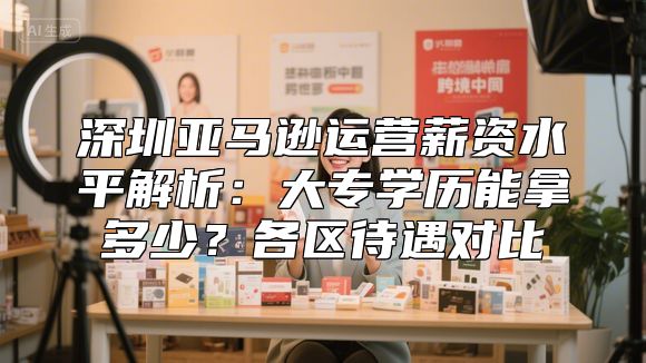 深圳亚马逊运营薪资水平解析：大专学历能拿多少？各区待遇对比