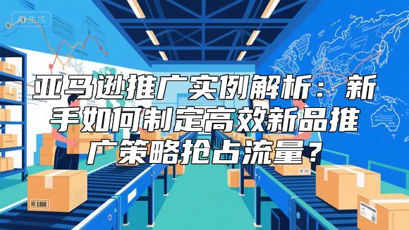 亚马逊推广实例解析：新手如何制定高效新品推广策略抢占流量？