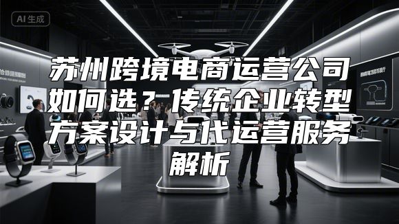 苏州跨境电商运营公司如何选？传统企业转型方案设计与代运营服务解析