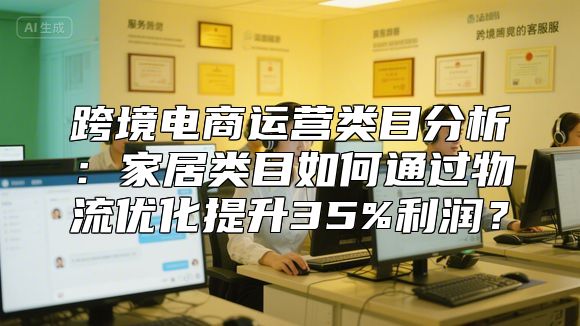 跨境电商运营类目分析：家居类目如何通过物流优化提升35%利润？
