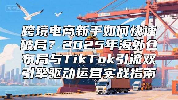 跨境电商新手如何快速破局？2025年海外仓布局与TikTok引流双引擎驱动运营实战指南