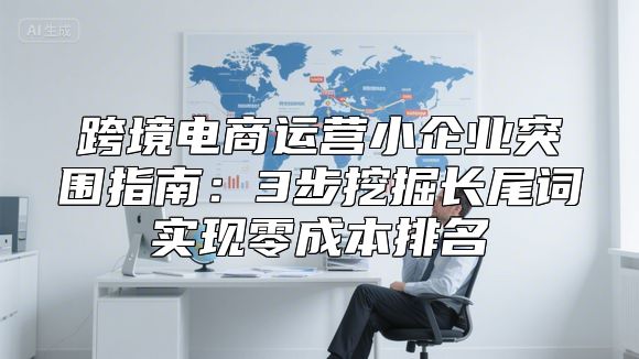 跨境电商运营小企业突围指南：3步挖掘长尾词实现零成本排名