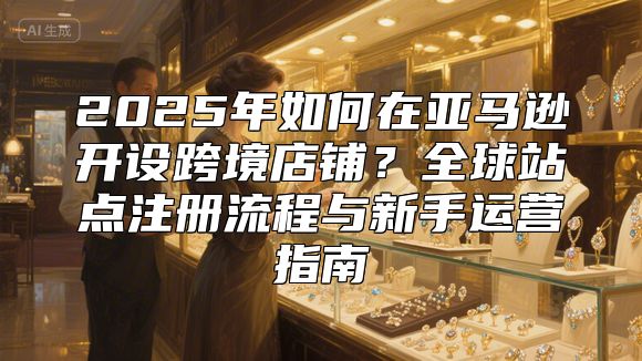 2025年如何在亚马逊开设跨境店铺？全球站点注册流程与新手运营指南