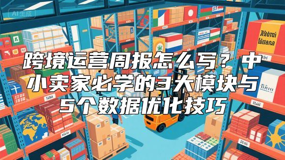 跨境运营周报怎么写？中小卖家必学的3大模块与5个数据优化技巧