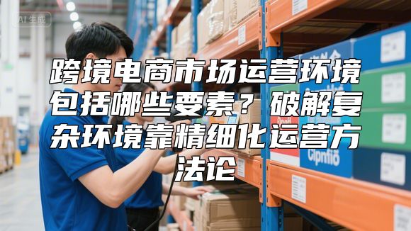 跨境电商市场运营环境包括哪些要素？破解复杂环境靠精细化运营方法论