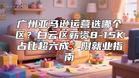 广州亚马逊运营选哪个区？白云区薪资8-15K占比超六成，附就业指南