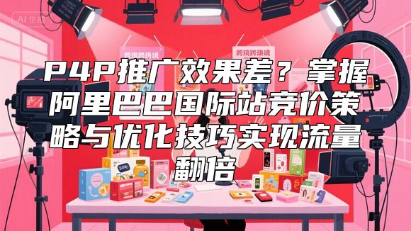 P4P推广效果差？掌握阿里巴巴国际站竞价策略与优化技巧实现流量翻倍