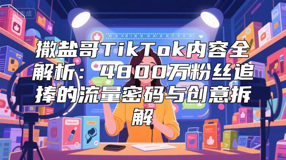 撒盐哥TikTok内容全解析：4800万粉丝追捧的流量密码与创意拆解