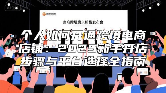 个人如何开通跨境电商店铺：2025新手开店步骤与平台选择全指南