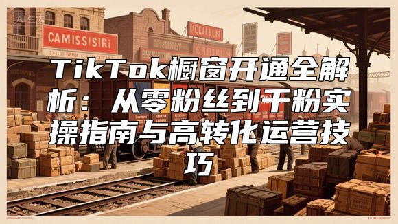 TikTok橱窗开通全解析：从零粉丝到千粉实操指南与高转化运营技巧