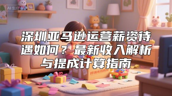 深圳亚马逊运营薪资待遇如何？最新收入解析与提成计算指南