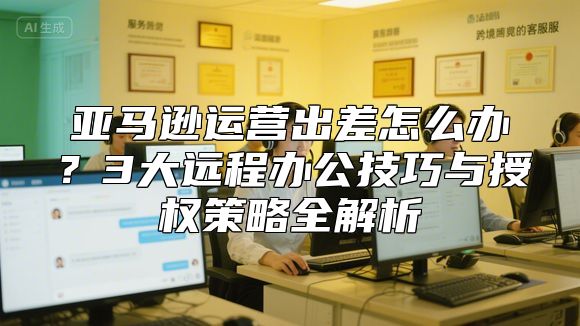 亚马逊运营出差怎么办？3大远程办公技巧与授权策略全解析