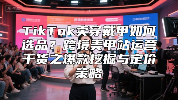 TikTok卖穿戴甲如何选品？跨境美甲站运营干货之爆款挖掘与定价策略