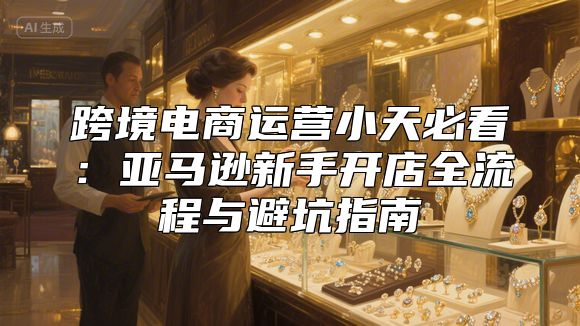 跨境电商运营小天必看：亚马逊新手开店全流程与避坑指南