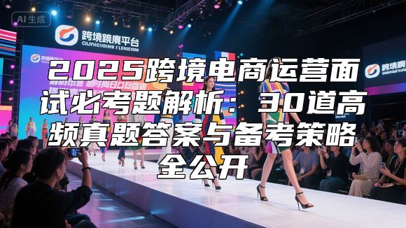 2025跨境电商运营面试必考题解析：30道高频真题答案与备考策略全公开