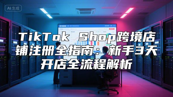 TikTok Shop跨境店铺注册全指南：新手3天开店全流程解析