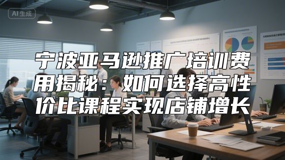 宁波亚马逊推广培训费用揭秘：如何选择高性价比课程实现店铺增长