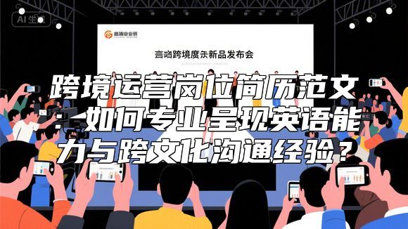 跨境运营岗位简历范文：如何专业呈现英语能力与跨文化沟通经验？