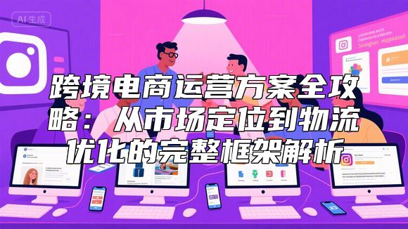 跨境电商运营方案全攻略：从市场定位到物流优化的完整框架解析