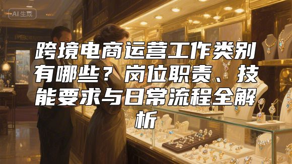 跨境电商运营工作类别有哪些？岗位职责、技能要求与日常流程全解析