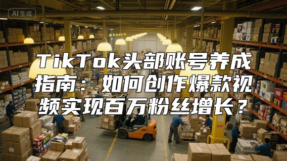 TikTok头部账号养成指南：如何创作爆款视频实现百万粉丝增长？